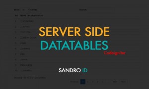 Tutorial pagination server side (Ajax) pada DataTable